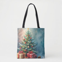 Festliche Tasche im Wasserfarbenbereich