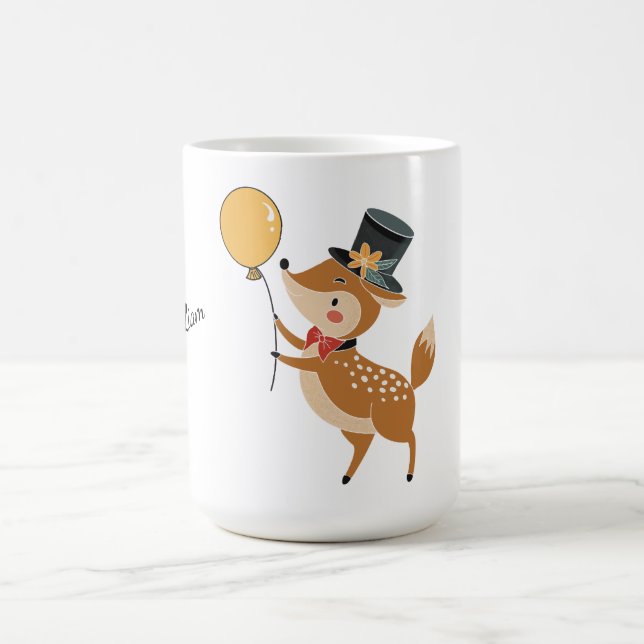 Festliche Tiere - Rehkitz Kaffeetasse (Mittel)