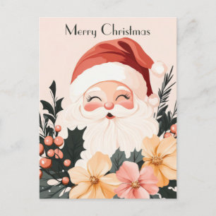 Festliche und elegante Weihnachtsgrüße Postkarte