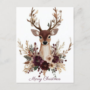 Festliche und elegante Weihnachtsgrüße Postkarte