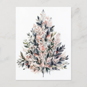 Festliche und elegante Weihnachtskarte Postkarte