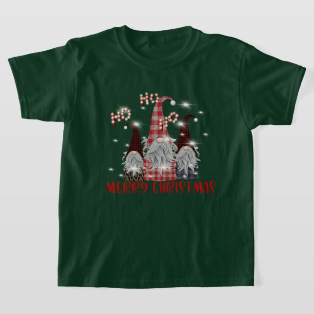 festliche unisex Weihnachtsgnomes T - Shirt (Ablage )