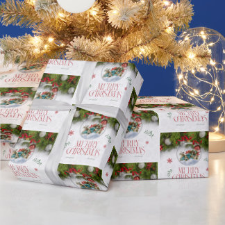 Festliche Vintage Schenkung Geschenkpapier