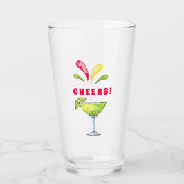 Festliche Wasserfarbe Margarita | Prost Glas