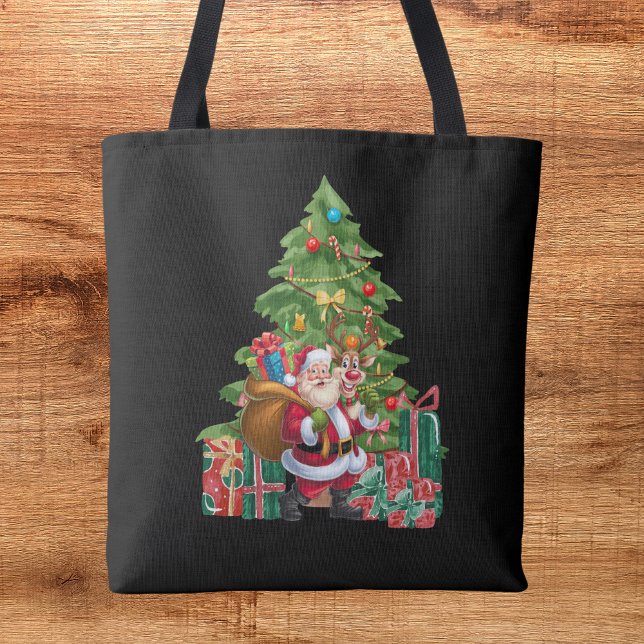 Festliche Wasserfarbe Weihnachten Weihnachten Tasche (Von Creator hochgeladen)