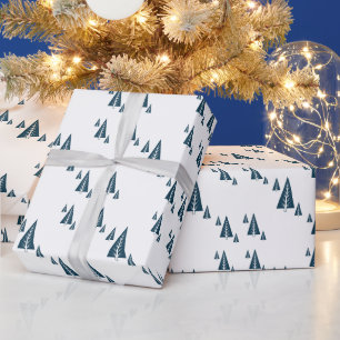 Festliche Weihnachten mit minimalistischer Note Geschenkpapier