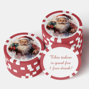Festliche Weihnachten Pokerchips
