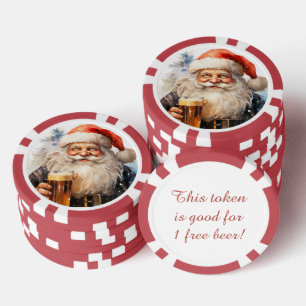 Festliche Weihnachten Pokerchips
