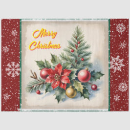 Festliche Weihnachten Schöne alte Sammlung Seidenpapier