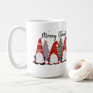 Festliche Weihnachtsbrome hinzufügen Monogramm Ta Kaffeetasse