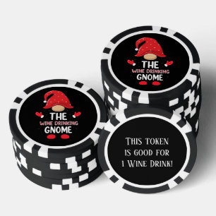 Festliche Weihnachtsbrunnen gratis Wein trinken Pokerchips