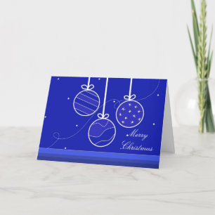 Festliche Weihnachtsdekorationen Feiertagskarte