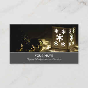 Festliche Weihnachtsfeier Business Visitenkarte