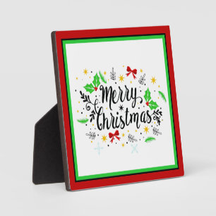 Festliche Weihnachtsfeier Fotoplatte
