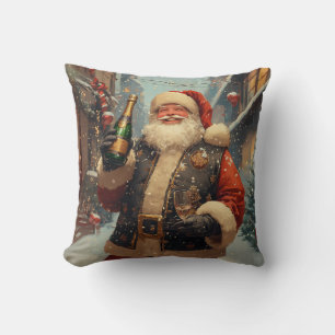 Festliche Weihnachtsfeier mit Champagner Kissen