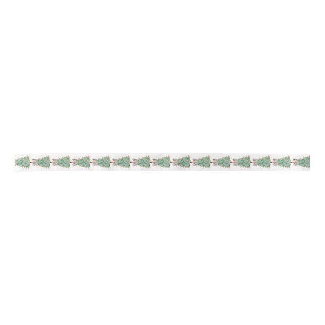 Festliche Weihnachtsfeier mit Coquette Bow Satinband (Vorderseite)