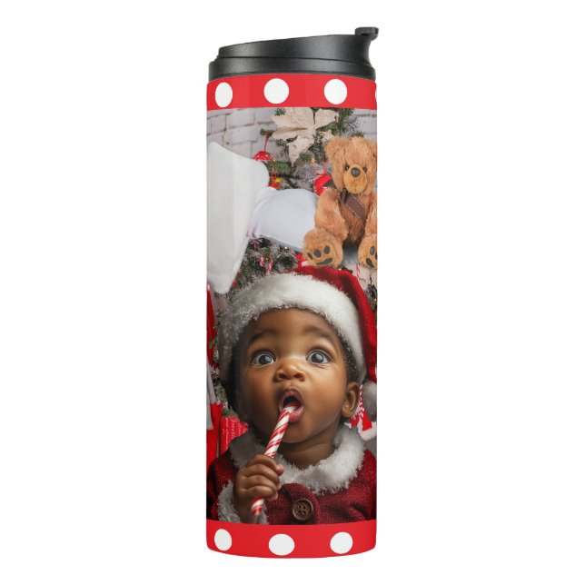Festliche Weihnachtsfeier Thermosbecher (Nach links gedreht)