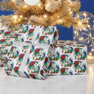 Festliche Weihnachtsfeiertage Geschenkpapier