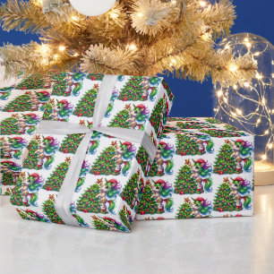 Festliche Weihnachtsfeiertage Geschenkpapier