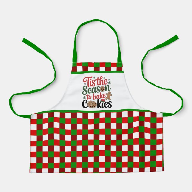 Festliche Weihnachtsgebäck Saison Schürze (Vorderseite)