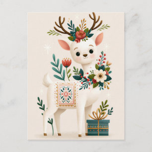 Festliche Weihnachtsgrußkarte Postkarte