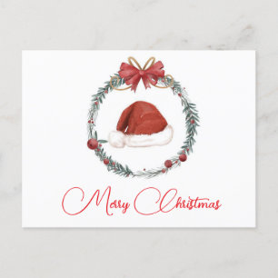 Festliche Weihnachtskarte Postkarte