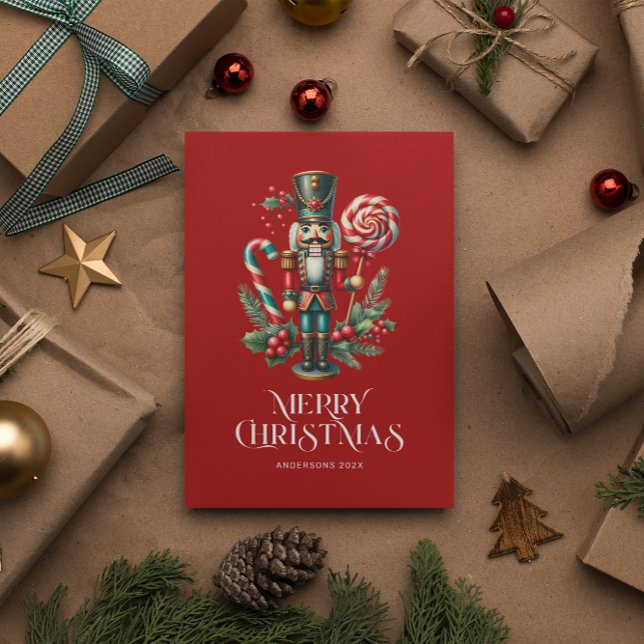 Festliche Weihnachtsnachtsnachtsnahrung personalis Karte (Von Creator hochgeladen)