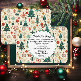 Festliche Winter Muster Kinderduschbücher für Kind Begleitkarte