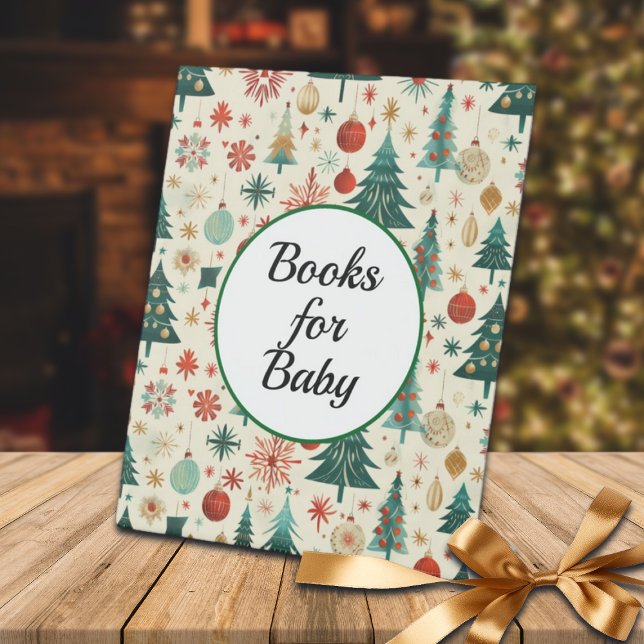 Festliche Winter Muster Kinderduschbücher für Kind Sockelschild (Von Creator hochgeladen)