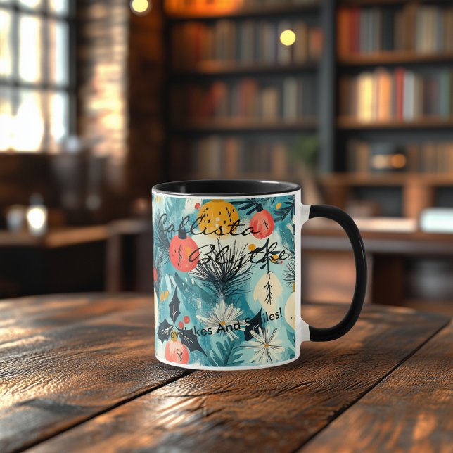 Festliche Winter-Tasse - Weihnachtszeit Tasse (Von Creator hochgeladen)