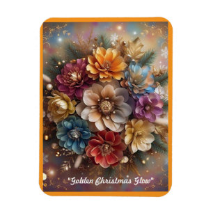 "Festliche Winterblüten" Magnet