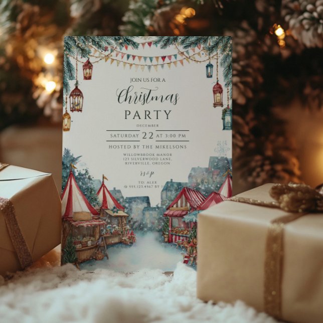 Festliche Winterferien Einladung (Von Creator hochgeladen)