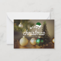 Festliche Wünsche: Weihnachts-Grußkarte