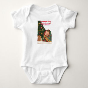Festlicher Baby-Bodysuit - im Weihnachtsmagen verp Baby Strampler