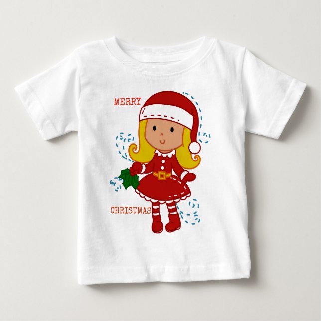 Festlicher Cartoon Baby T-shirt (Vorderseite)