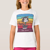 Festlicher Cat Lover T - Shirt