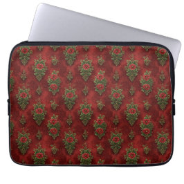 Festlicher Damast  Laptopschutzhülle
