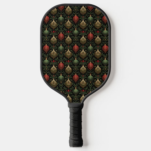 Festlicher Damast  Pickleball Schläger (Vorderseite)