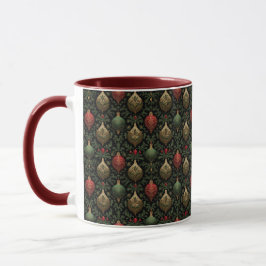 Festlicher Damast Tasse