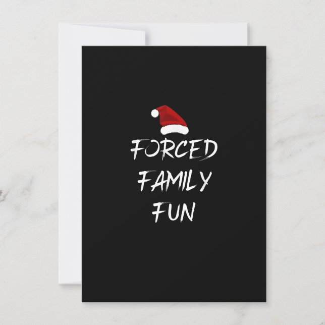 Festlicher Familienspass Urlaub 2021 Weihnachten Einladung (Vorderseite)