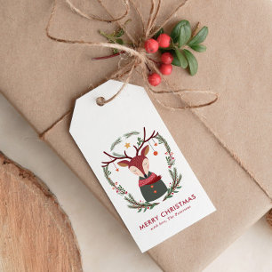 Festlicher Feiertag Geschenkanhänger