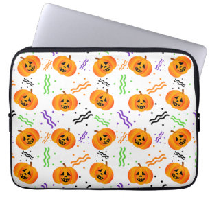 Festlicher Jack-O'-Laterne-Laptop-Sieb Laptopschutzhülle