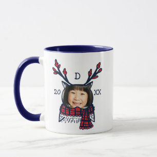 Festlicher karierter tasse