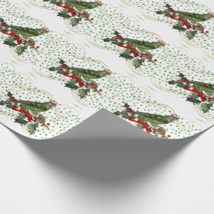 Festlicher Königsvogel Geschenkpapier