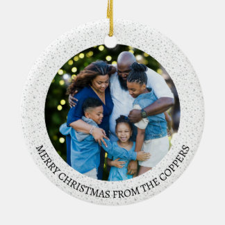 Festlicher Kranz Familienurlaub Foto Keramik Ornament