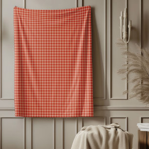 Festlicher Roter Tartan Kariert SchachtelWeihnacht Fleecedecke