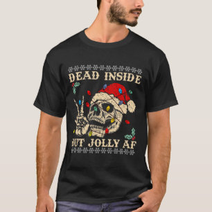 Festlicher sarkastischer schnodderiger Skelett häs T-Shirt