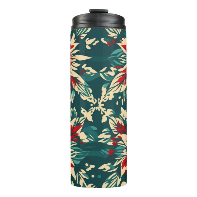 Festlicher Urlaub Mandala Tumbler Thermosbecher (Vorderseite)