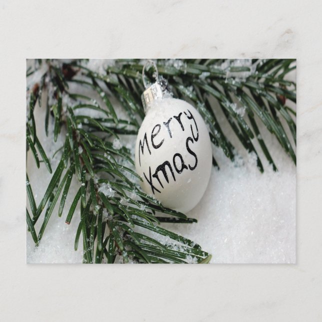 Festlicher Urlaub Postkarte (Vorderseite)