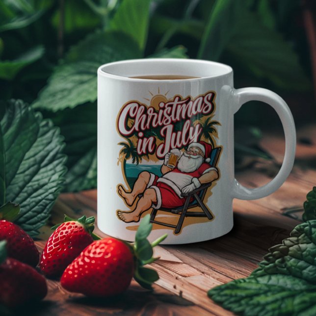 Festlicher Weihnachtsbär im Juli Kaffeetasse (Von Creator hochgeladen)